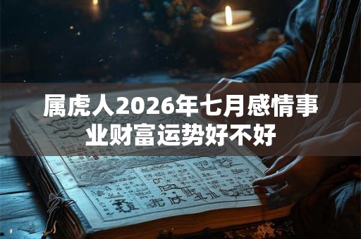 属虎人2026年七月感情事业财富运势好不好