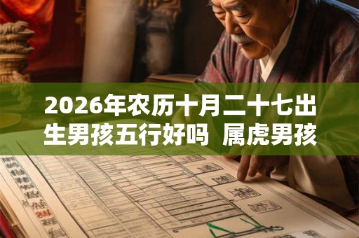 2026年农历十月二十七出生男孩五行好吗  属虎男孩名字推荐