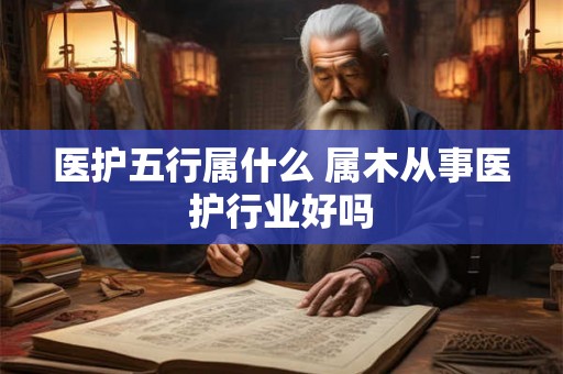 医护五行属什么 属木从事医护行业好吗
