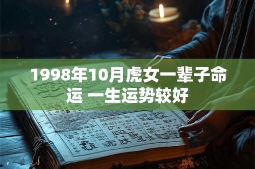 1998年10月虎女一辈子命运 一生运势较好