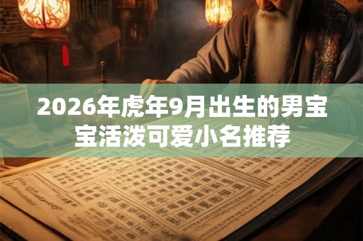 2026年虎年9月出生的男宝宝活泼可爱小名推荐