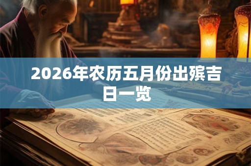 2026年农历五月份出殡吉日一览