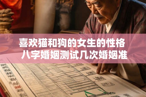 喜欢猫和狗的女生的性格 八字婚姻测试几次婚姻准确吗 喜欢猫和狗的女生的性格 八字婚姻测试几次婚姻准确吗