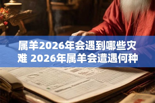 属羊2026年会遇到哪些灾难 2026年属羊会遭遇何种灾难