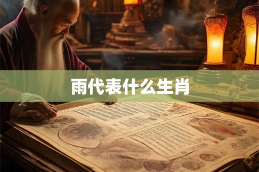 雨代表什么生肖