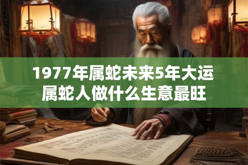 1977年属蛇未来5年大运 属蛇人做什么生意最旺