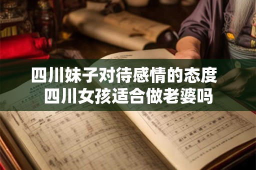 四川妹子对待感情的态度  四川女孩适合做老婆吗