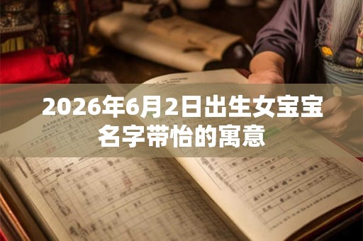 2026年6月2日出生女宝宝名字带怡的寓意 2026年6月2日出生女宝宝名字带怡的寓意