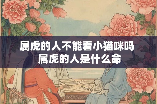 属虎的人不能看小猫咪吗  属虎的人是什么命