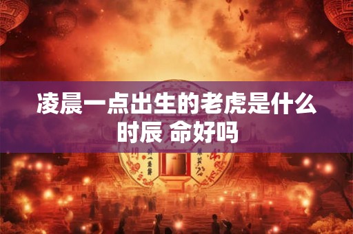 凌晨一点出生的老虎是什么时辰 命好吗