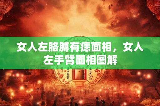 女人左胳膊有痣面相，女人左手臂面相图解