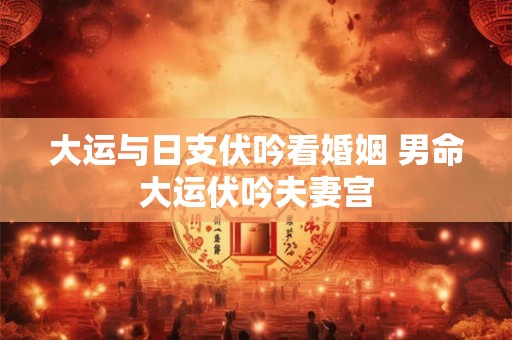 大运与日支伏吟看婚姻 男命大运伏吟夫妻宫