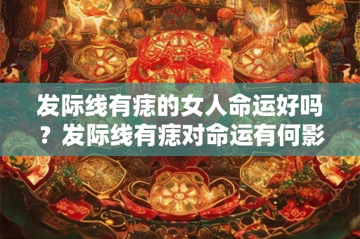 发际线有痣的女人命运好吗？发际线有痣对命运有何影响？
