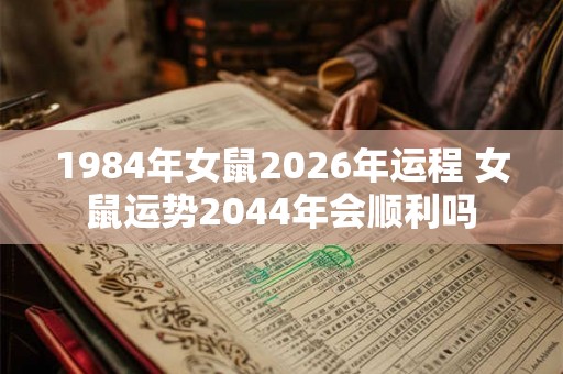 1984年女鼠2026年运程 女鼠运势2044年会顺利吗