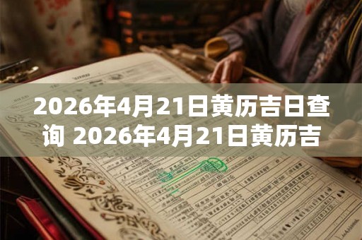 2026年4月21日黄历吉日查询 2026年4月21日黄历吉日