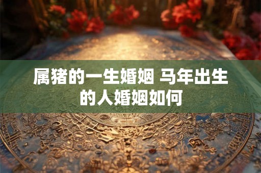 属猪的一生婚姻 马年出生的人婚姻如何