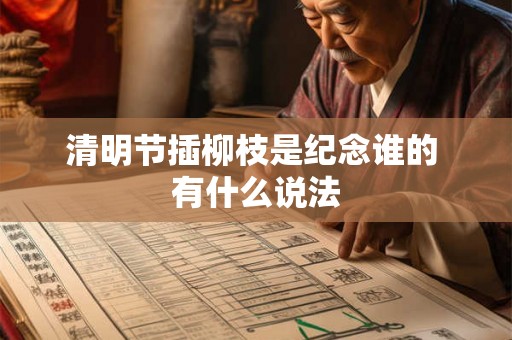 清明节插柳枝是纪念谁的 有什么说法