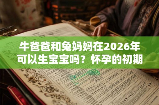 牛爸爸和兔妈妈在2026年可以生宝宝吗?怀孕的初期症状? 牛爸爸和兔妈妈在2026年可以生宝宝吗?怀孕的初期症状?