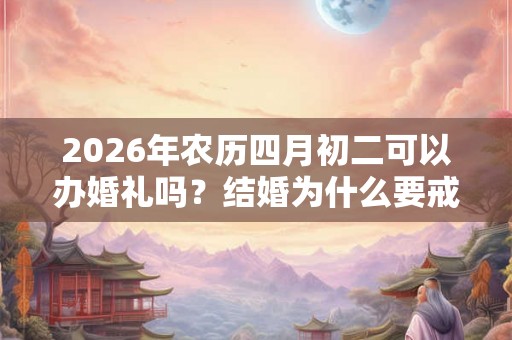 2026年农历四月初二可以办婚礼吗？结婚为什么要戒指？