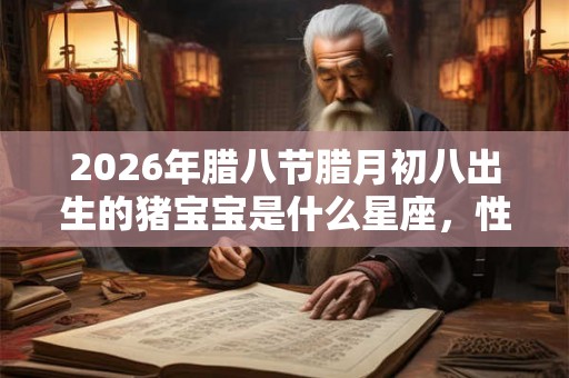 2026年腊八节腊月初八出生的猪宝宝是什么星座，性格好不好？
