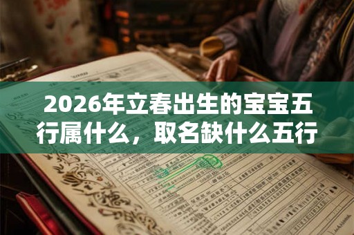 2026年立春出生的宝宝五行属什么，取名缺什么五行？