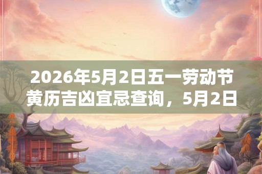 2026年5月2日五一劳动节黄历吉凶宜忌查询，5月2日卦象占卜