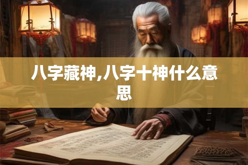 八字藏神,八字十神什么意思 八字藏神,八字十神什么意思