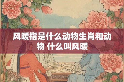 风暖指是什么动物生肖和动物 什么叫风暖
