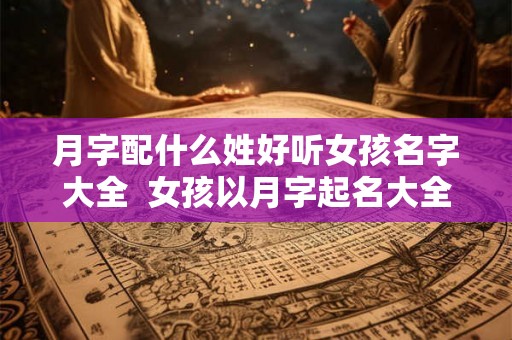 月字配什么姓好听女孩名字大全  女孩以月字起名大全