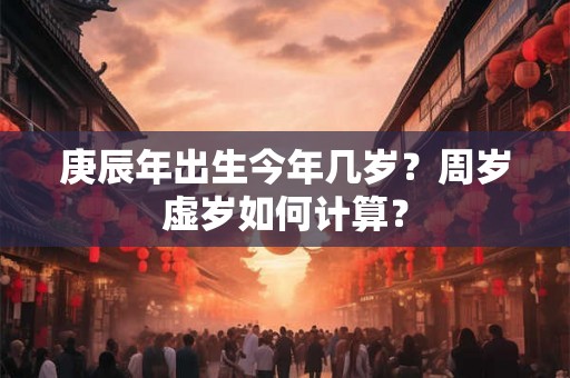 庚辰年出生今年几岁?周岁虚岁如何计算? 庚辰年出生今年几岁?周岁虚岁如何计算?