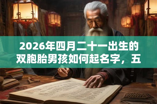 2026年四月二十一出生的双胞胎男孩如何起名字,五行属什么 2026年四月二十一出生的双胞胎男孩如何起名字,五行属什么