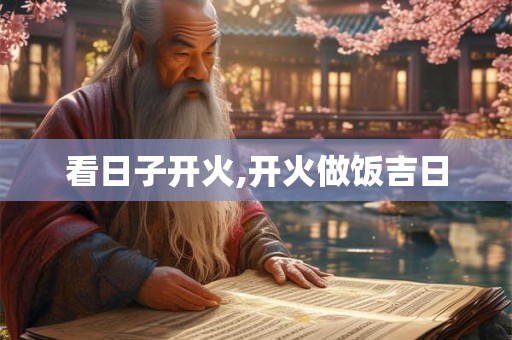 看日子开火,开火做饭吉日