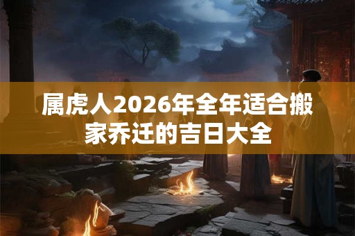 属虎人2026年全年适合搬家乔迁的吉日大全