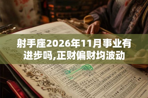 射手座2026年11月事业有进步吗,正财偏财均波动