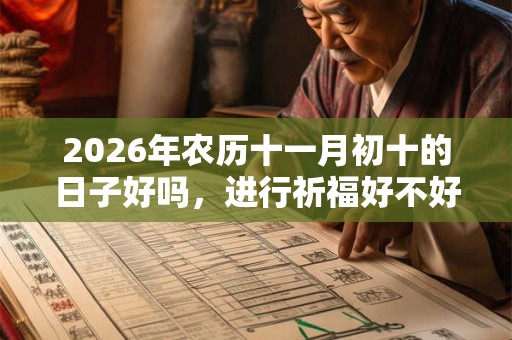 2026年农历十一月初十的日子好吗，进行祈福好不好？