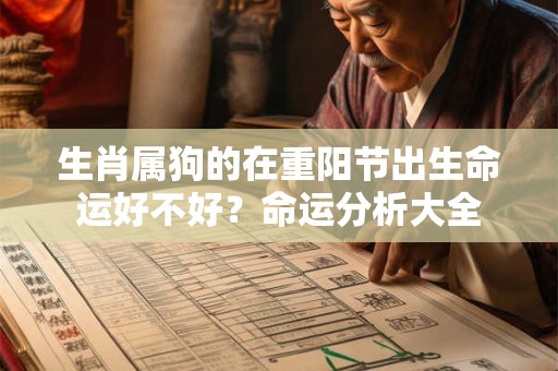 生肖属狗的在重阳节出生命运好不好?命运分析大全 生肖属狗的在重阳节出生命运好不好?命运分析大全