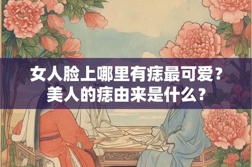 女人脸上哪里有痣最可爱？美人的痣由来是什么？