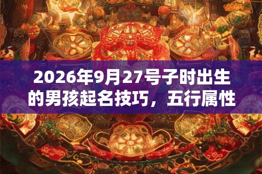 2026年9月27号子时出生的男孩起名技巧,五行属性 2026年9月27号子时出生的男孩起名技巧,五行属性