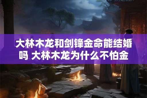 大林木龙和剑锋金命能结婚吗 大林木龙为什么不怕金