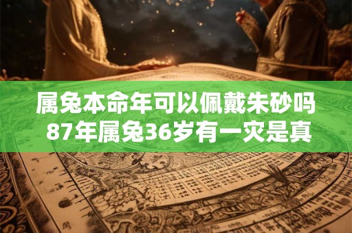属兔本命年可以佩戴朱砂吗 87年属兔36岁有一灾是真的假的