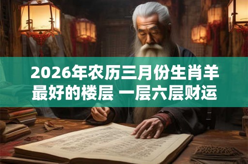 2026年农历三月份生肖羊最好的楼层 一层六层财运佳