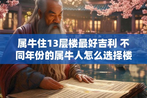 属牛住13层楼最好吉利 不同年份的属牛人怎么选择楼层 属牛住13层楼最好吉利 不同年份的属牛人怎么选择楼层