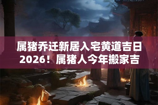 属猪乔迁新居入宅黄道吉日2026！属猪人今年搬家吉利吗
