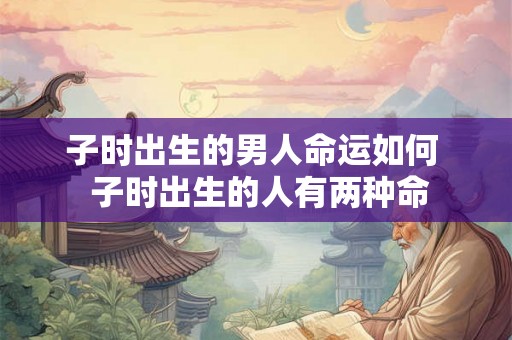 子时出生的男人命运如何  子时出生的人有两种命