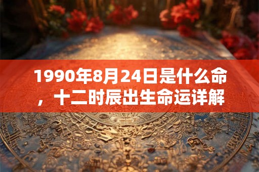 1990年8月24日是什么命，十二时辰出生命运详解