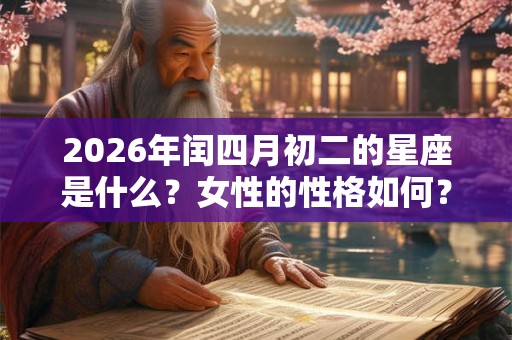 2026年闰四月初二的星座是什么?女性的性格如何? 2026年闰四月初二的星座是什么?女性的性格如何?