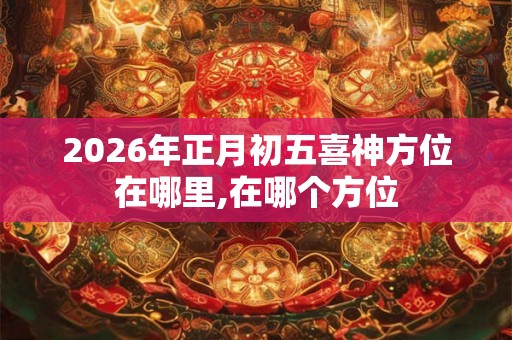 2026年正月初五喜神方位在哪里,在哪个方位 2026年正月初五喜神方位在哪里,在哪个方位