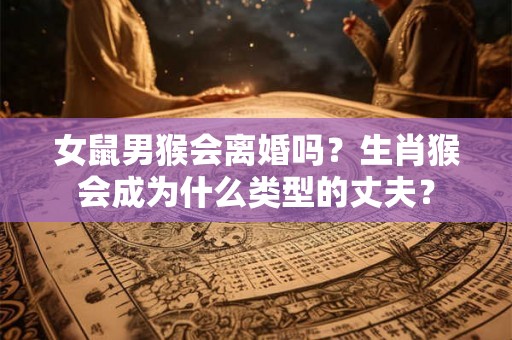女鼠男猴会离婚吗？生肖猴会成为什么类型的丈夫？