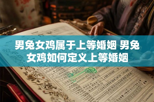 男兔女鸡属于上等婚姻 男兔女鸡如何定义上等婚姻
