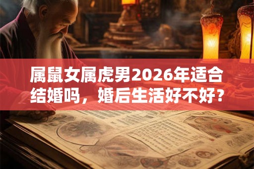 属鼠女属虎男2026年适合结婚吗,婚后生活好不好? 属鼠女属虎男2026年适合结婚吗,婚后生活好不好?